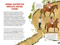 Ilustracja przedstawia dziewczynkę na koniu, ćwiczącą jazdę konną.