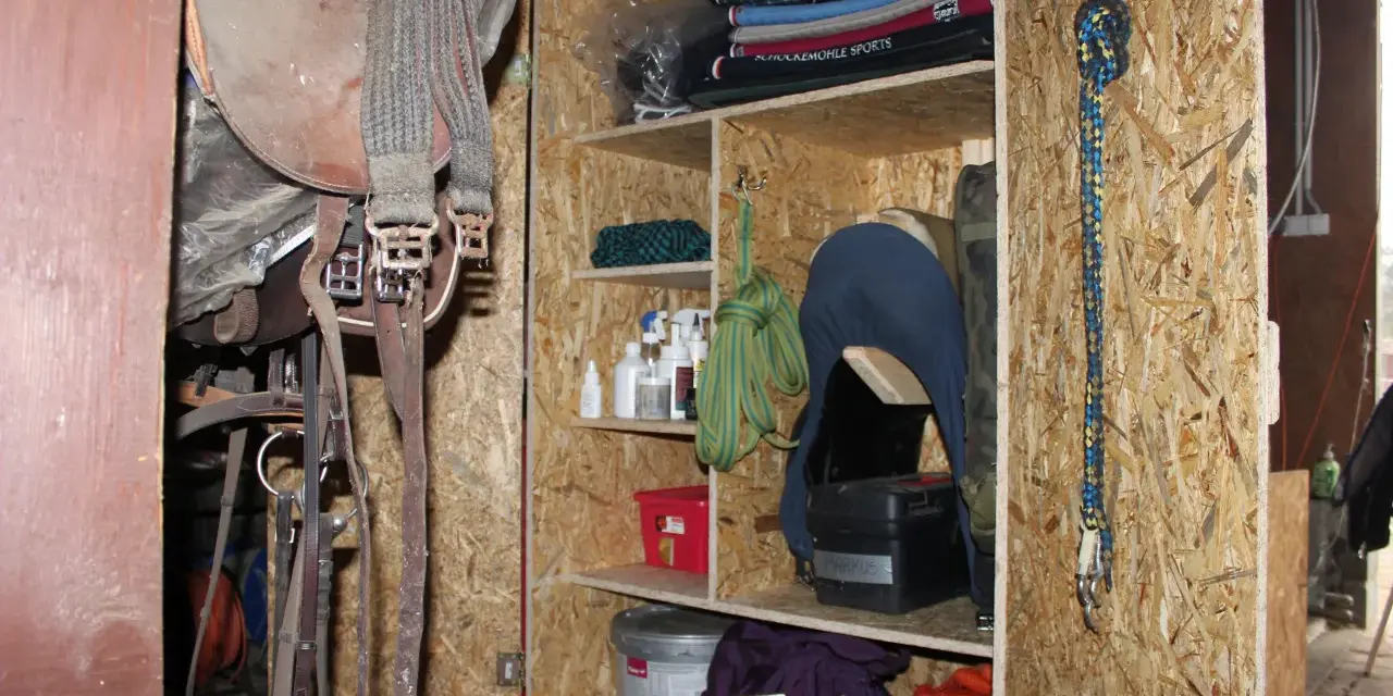Szafa na sprzęt jeździecki: Wybierz mądrze! Poradnik + DIY