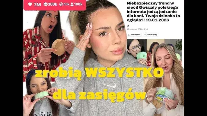 kobieta przeglądająca media społecznościowe suplementy dla koni